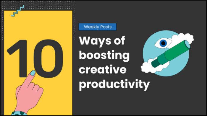 Productivity flat concept modern vector