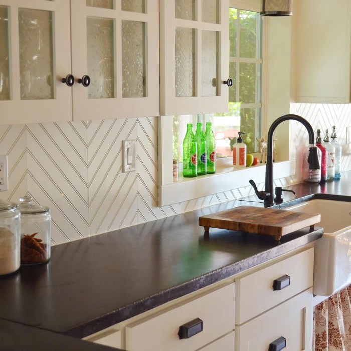 Backsplash tile subway install kitchen installing sheets cutting younghouselove tiles young love house diy board article straight tiled placing stick