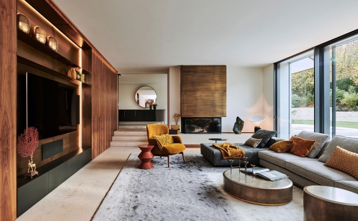 Interior apartment behance decor room saved living
