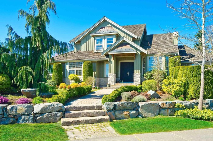 Curb appeal ideas easy budget landscaping hometalk boost yard ranch front impact huge quick make landscape style house homes start
