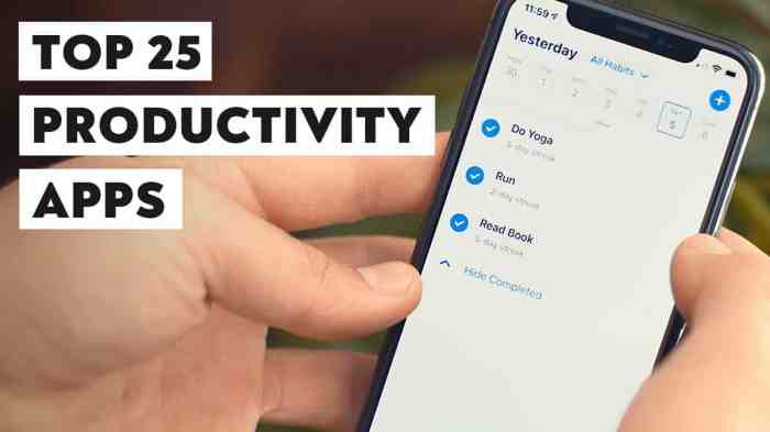Productivity apps timely complete list